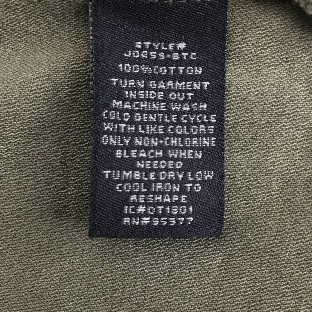 Sanctuary Women Scout Trapeze Jacket sz S Full Zip Ruffle Sleeve Army Green $139 - Picture 12 of 12